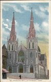 St. Ann's Church Waterbury, CT Original Vintage Postcard